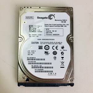 □13211時間 Seagate Momentus ST9160314AS 2.5インチHDD 『正常判定』 160GB