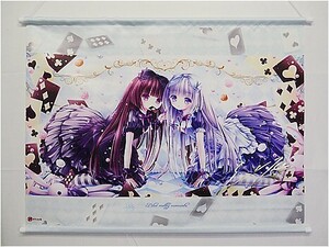 【未使用】C93 てぃんくる BLUE MELTIG MOMENT 箔押し複製サイン入りプレミアムB2タペストリー_xa1049