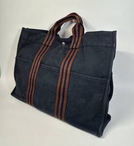 HERMES エルメス フールトゥ トートバッグ ハンドバッグ バッグ キャンバス/現状品/中古/