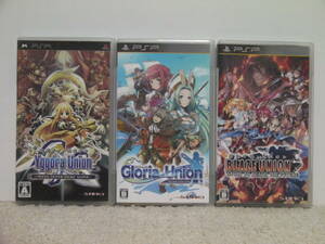 ■■ 即決!! PSP ユグドラ・ユニオン グロリア・ユニオン ブレイズ・ユニオン Yggdra・Gloria・Blaze Union／ PlayStation Portable■■