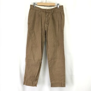 コレクティブ/Collective/メンズビギ★春夏/さわやかテーパードパンツ【メンズS/股下68cm/薄茶/light brown】Pants/Trouser◆pBH576