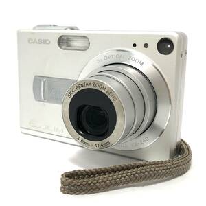 ＊【動作OK】CASIO EXILIM EX-Z40 コンパクトデジタルカメラ ZOOM LENS 5.8mm‐17.4mm 撮影機材 シルバーカラー カシオ 取説/充電器/箱付き