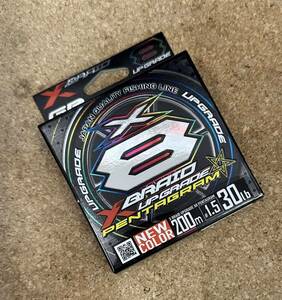 [新品] YGK よつあみ X BRAID UPGRADE X8 エックスブレイド アップグレード ペンタグラム PE 1.5号(30lb) 200m #PEライン