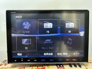 ホンダ純正 メモリーナビ VXM-175VFEi 2019年度地図 フルセグ/CD/DVD/SD/USB/iPod/Apple CarPlay/Bluetooth/FM/AM