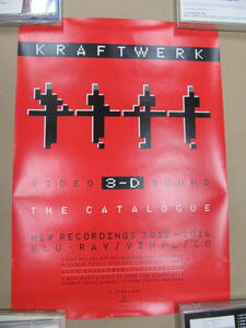 ポスター A3サイズ/クラフトワーク KRAFTWERK 3-D THE CATALOGUE 2012-2016/サイズ＝41.8×29.7ｃｍ