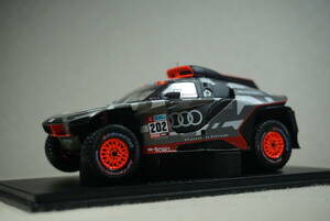 1/43 サインツ ダカール spark AUDI RS Q e-tron #202 Sainz 2022 Dakar 12th アウディ イートロン audi sport Q-motorsport 