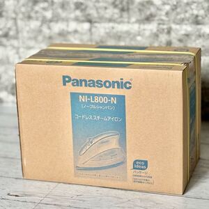 送料無料 新品未開封 Panasonic コードレススチームアイロン NI-L800