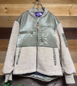 THE NORTH FACE PURPLE LABEL/ノースフェイスパープルレーベル Wool Boa Fleece Denali Jacket/ウール ボアフリース デナリジャケット 美品