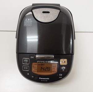 【A318】中古品　Panasonic　パナソニック　ダイヤモンド銅釜　IHジャー炊飯器　SR-HVC1080　ブラック　1.0L　2019年製　動作確認済