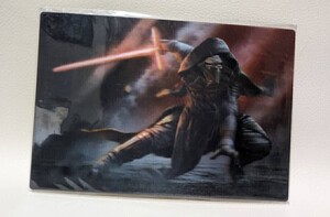 STARWARS スター・ウォーズ ポストカード 立体 フォースの覚醒 カイロ・レン Kylo Ren in the Dark 現品のみ (B2303102)