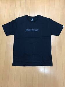 stussy x BASE CONTROL コラボTシャツ ブラック 新品未使用品 XLサイズ