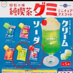 純喫茶グミ　ミニチュアマスコット　２種セット　匿名