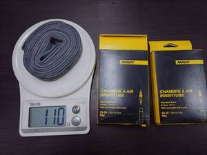 【新品・未使用品】MAVIC　CHAMBRE A AIR INNERTUBE 700×23-25c　32mm　2本セット