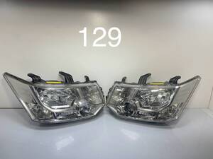 三菱 デリカ D5 純正 HID/ASSYバラストレベライザー付 ヘッドライト 左右 KOITO100-87918 CV1W CV2W CV4W CV5W Rf-2