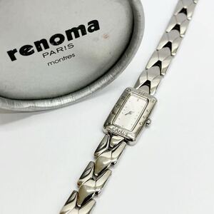 1491◎ renoma PARIS レノマ 5420-F42091 Y 小物 時計 腕時計 2針 クォーツ メタルバンド シルバー レディース