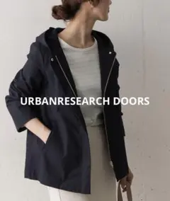 URBAN RESEARCH Sonny コットン　フード　ショートコート