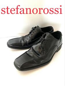 1円　stefanorossi ブラック　革靴　42サイズ