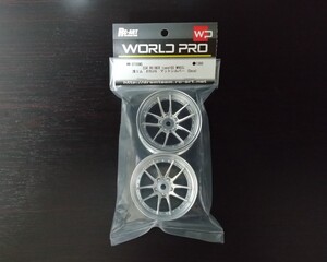 [WW-0706MS] WORLDPRO SSR REINER type10S WHEEL オフセット6（浅リム）　マットシルバー (2pcs) RC ラジコン RC-ART ホイール