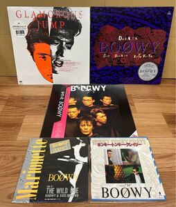 【た-1-20】80 BOOWY 吉川晃司 レコード LP 7インチ盤 セット 中古品 盤面良好