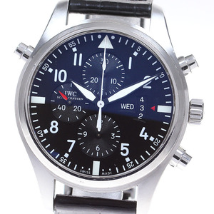 IWC SCHAFFHAUSEN IW377801 パイロットウォッチ クロノグラフ デイデイト 自動巻き メンズ _826723