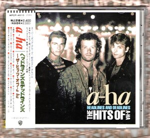 Ω 美品 帯付 a-ha アーハ 16曲入 ベスト 国内盤 CD/テイク オン ミー リヴィング デイライツ アイ コール ユア ネーム 他/007