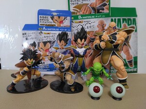 ドラゴンボール 一番くじ 天下分け目の超決戦、A賞ベジータ B賞ナッパ　D賞栽培マン　造形天下一武道会　ナッパ　ラディッツ　宇宙船ポッド