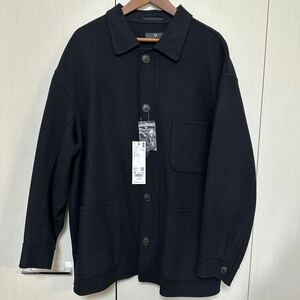 未使用 UNIQLO +J ユニクロ プラス ウール　シャツ ジャケットXL JIL SANDER ジルサンダー　タグ付き