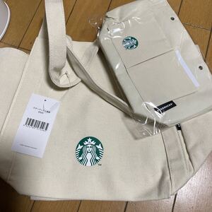 スターバックス 福袋2025 トートバッグ キャンバス バッグインバッグ STARBUCKS