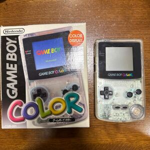 ゲームボーイカラー クリア Nintendo GAMEBOY 箱付き