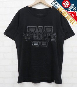 7T6373【クリックポスト対応】BLACK White Mountaineering 半袖Tシャツ ブラック ホワイトマウンテニアリング