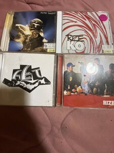 RIZE(ライズ)ベストアルバム CD +アルバム CD 計4枚セット レンタルアップ品