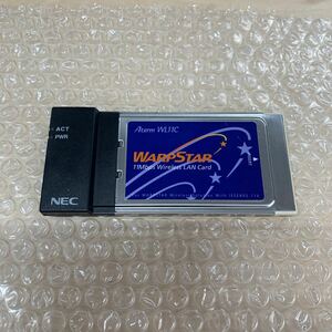 （710-4）NEC Aterm WL11C WARPSTAR 無線LANカード 未チェック品　ジャンク