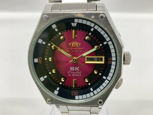 ORIENT オリエント 腕時計 SK Crystal 7V1826 WATCH WINDER付き 稼働品【CFAD4017】