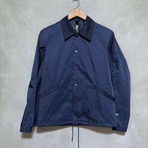 wjk ダブルジェイケイ Motion Pattern 限定生産 coach jacket ポリエステル コーチジャケット ブルゾン size.S ネイビー 2329 cf11q