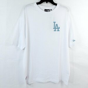 NEW ERA ニューエラ ドジャース MLB Tシャツ メンズ 60357031 WH/CBL USA直輸入 サイズ（XL表記/実質2XL程度）