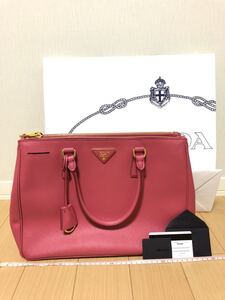 【極美品】プラダ PRADA 2WAY ハンドバッグ ショルダーバッグ ピンク　BN2274 PEONIA