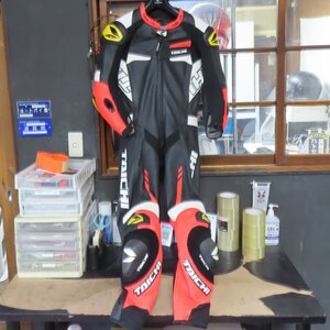 【美品】【MFJ公認】RS TAICHI アールエスタイチ NXL305/306 レーシングスーツ Mサイズ TECH-AIR対応 革ツナギ バイク 二輪 サーキット