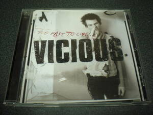 シド・ヴィシャス/SID VICIOUS 『TOO FAST TO LIVE...』 CD 日本盤