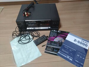 TEAC Z-5000 MASTER CASSETTE DECK ティアック リモコン　説明書　カタログ付