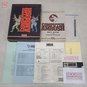 動作保証品 Apple II 5インチFD COMPUTER AMBUSH SSI 箱説付【20