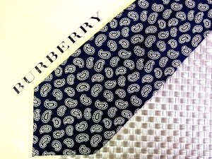 ★2590S★新品【ペイズリー 柄】バーバリー【BURBERRY】ネクタイ