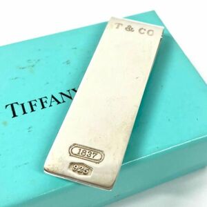 仙101 TIFFANY&Co. 1837 マネークリップ シルバー SV925 箱付き ティファニー 札ばさみ 銀 ヴィンテージ