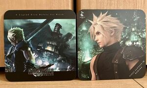 未使用★スクエニカフェ秋葉★クラウド２種セット★FFR7・FF7リメイク★コースター