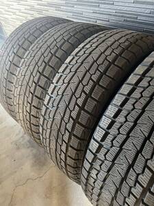 225/55R19 ヨコハマ/ice GUARD G075 スタッドレス 4本 23年 走行200K バリ山 40系 アルファード ベルファイア