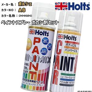 holts ペイントスプレー ポルシェ A8 ポーラーシルバーM ホルツ MINIMIX ボカシ剤スプレーセット