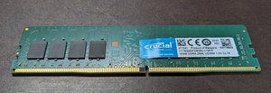 crucial製メモリ CT16G4DFD8266 PC4-21300(DDR4-2666) 16GB 1枚(中古)