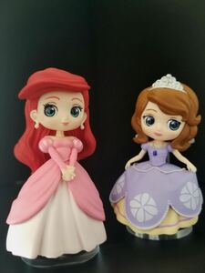 Qposket Disney Characters petit q posket ディズニー アリエル ソフィア （Ariel Sofia） 2種 用台座