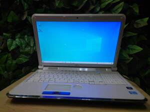 【中古】富士通 ノートPC LIFEBOOK AH77/DN FMVA77DN7 プレシャスホワイト Core i7-2630QM メモリ4GB HDD750GB Windows10Home