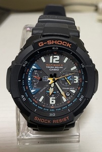 【未使用】カシオ G-SHOCK 電波ソーラー スカイコックピット GW-3000M-4AJF 【カスタム】 オールブラック