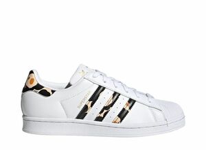 marimekko adidas WMNS Superstar "White/Core Black/Gold Metallic" 24.5cm H04076